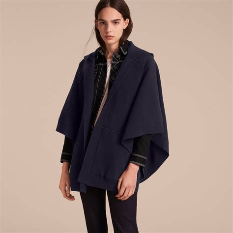 burberry poncho with hood